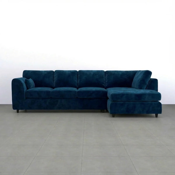 Velvet XL Right Hand Facing Midnight Blue