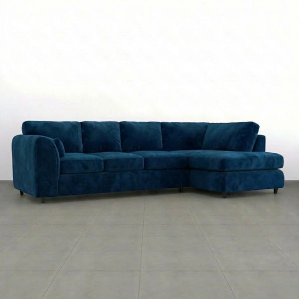 Velvet XL Right Hand Facing Midnight Blue