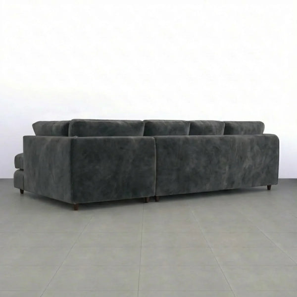 Velvet XL Right Hand Facing Dark Grey